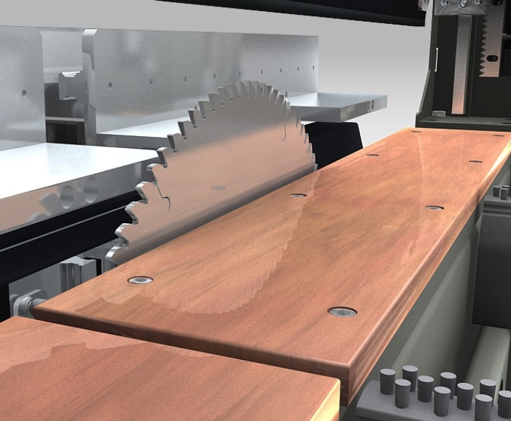 Benches for CNC machining MOD-END RIFILA CN cutting unit Emmegi
